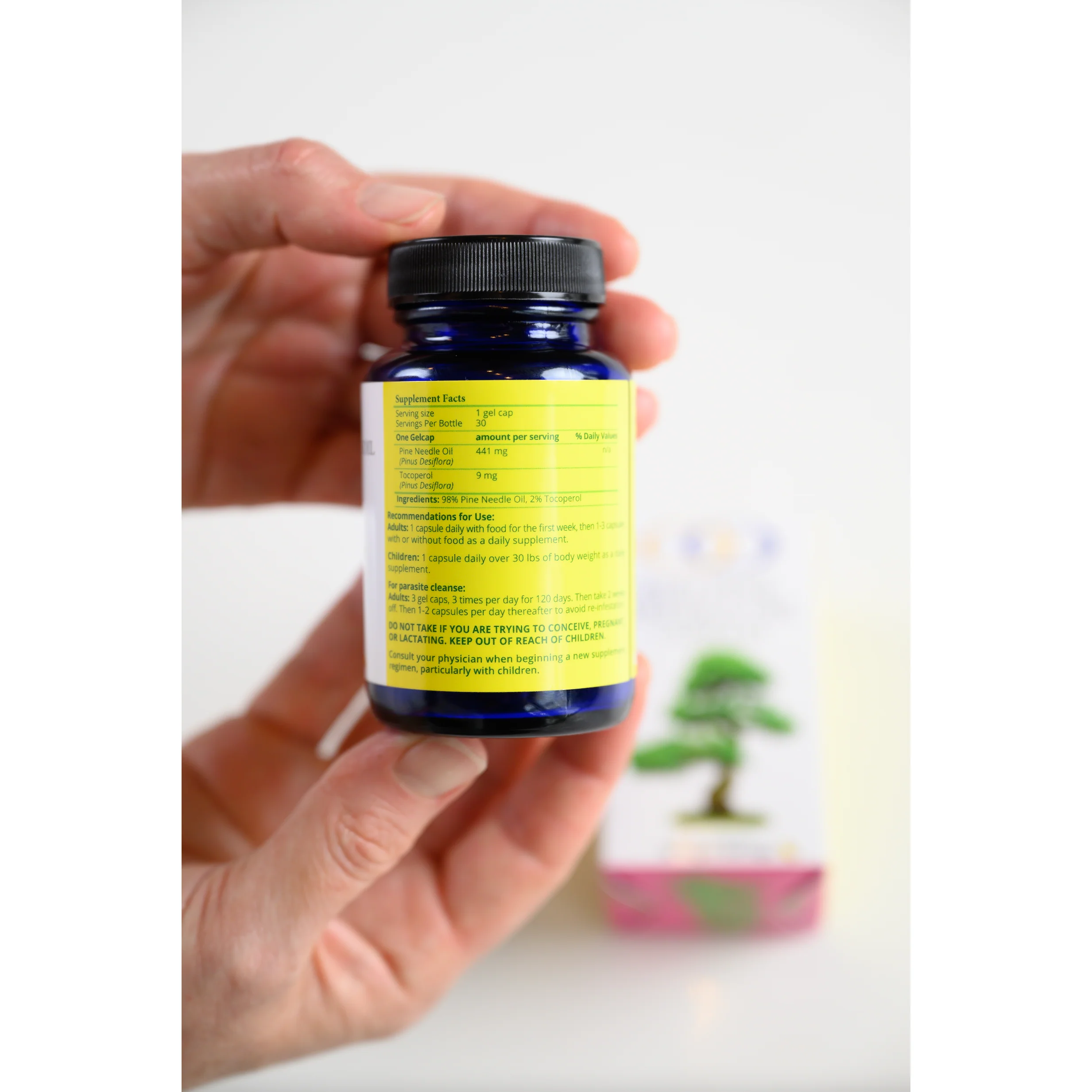 Red Pine Needle Oil - Vegan Capsules (30) - Image 5