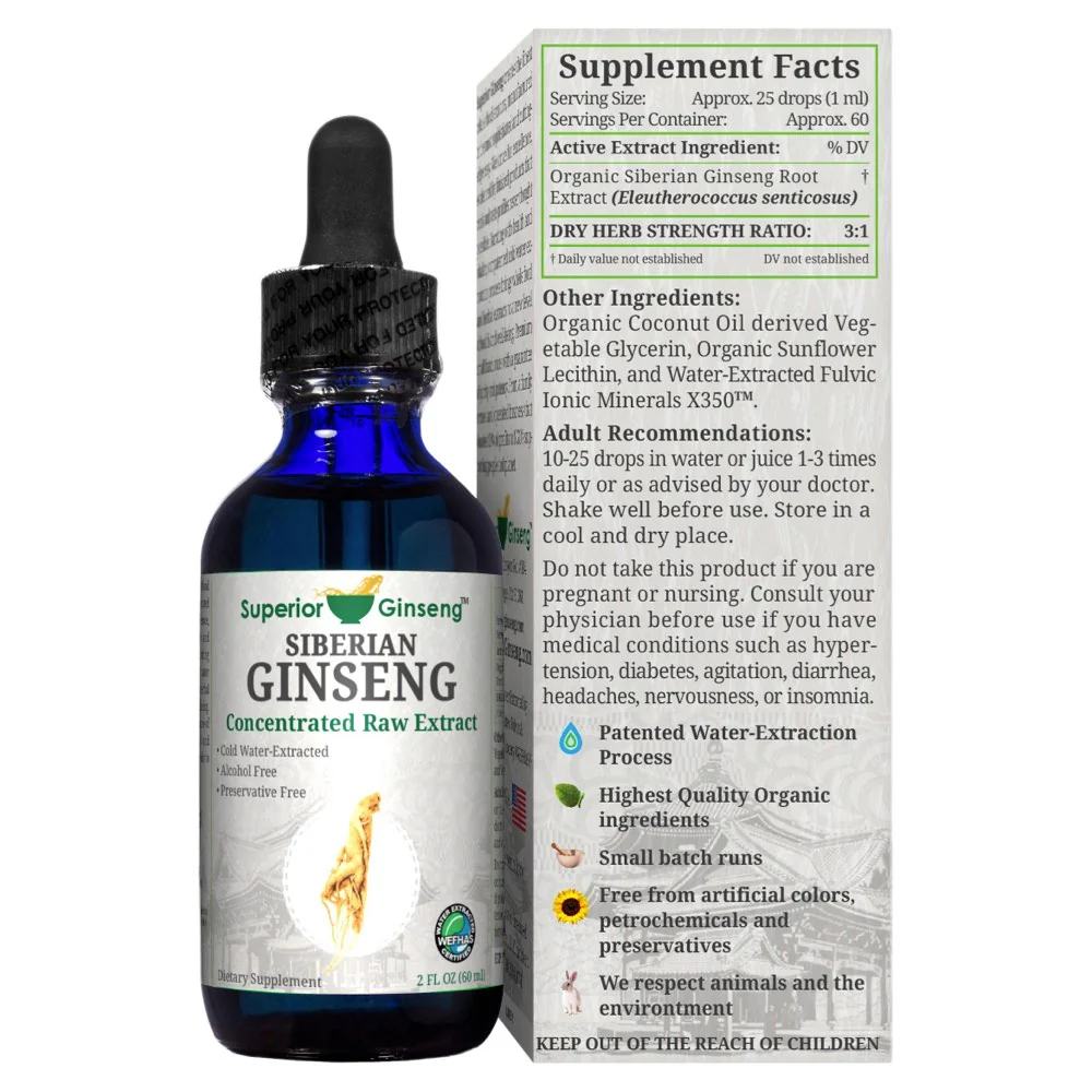 Siberian Ginseng Extract 2oz - Image 3